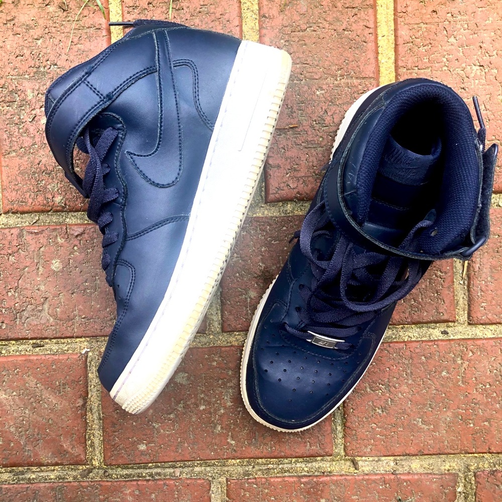 Nike Air Force 1 Mid AF1 Navy Sneakers Men’s 9